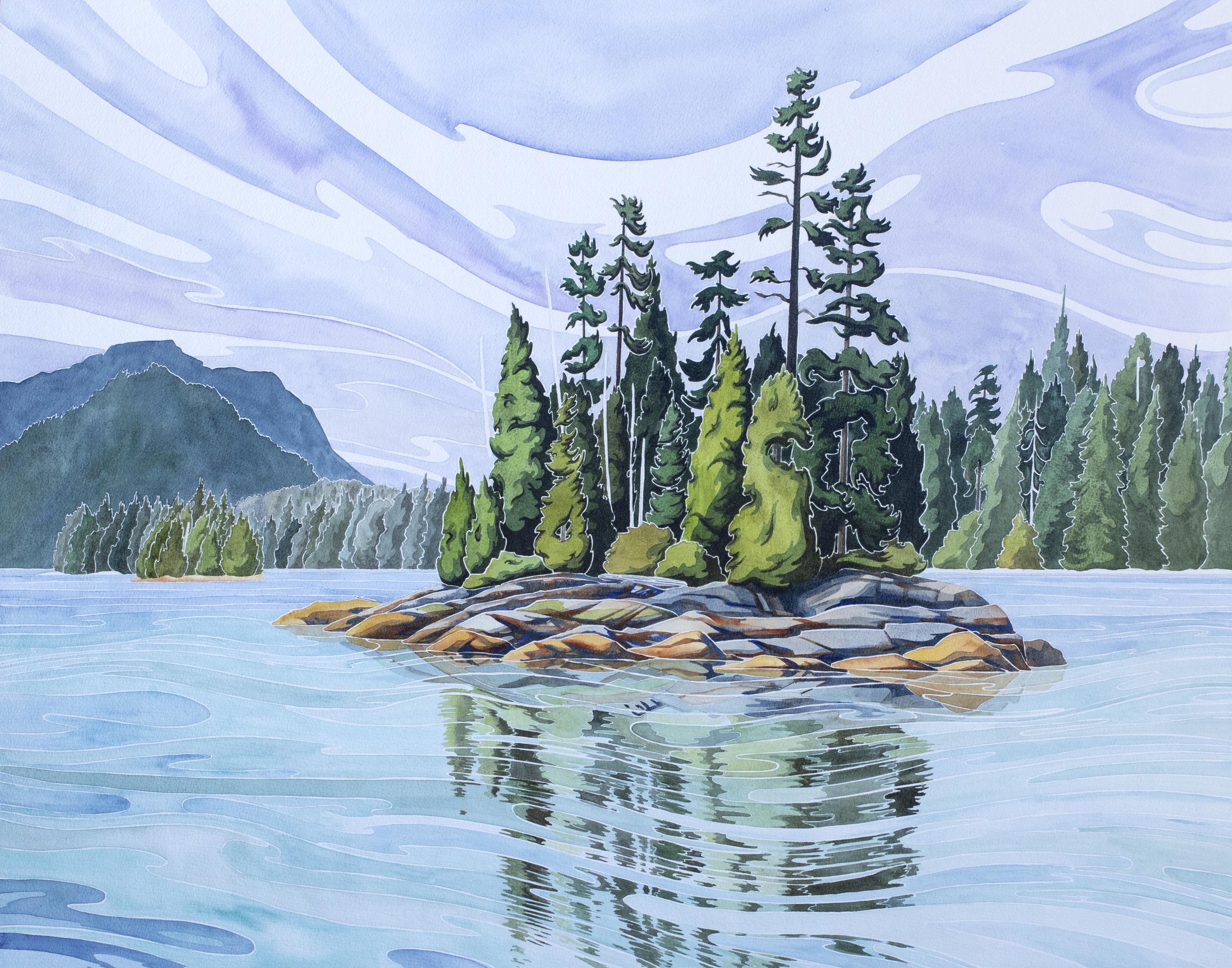 Memories and Reflections 22" x 28"